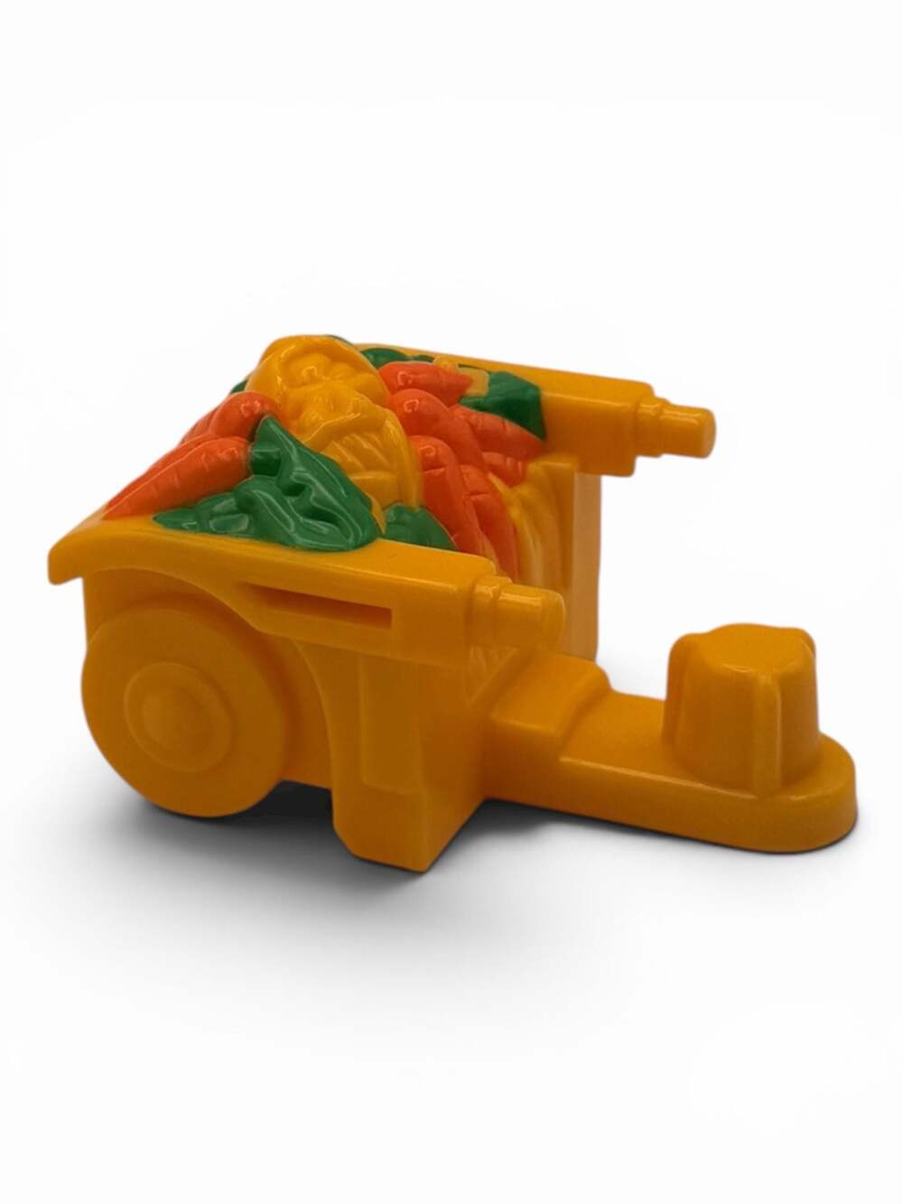 Fisher-Price Little People Yellow Vegetable Wheelbarrow Farm Cart Toy